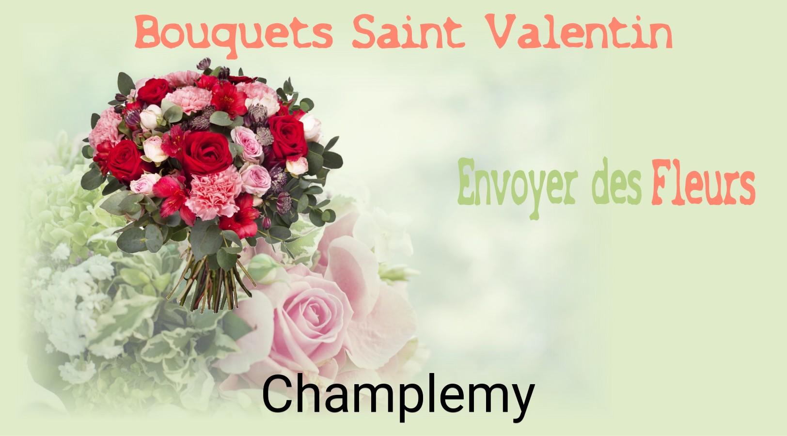 Roses de Saint-Valentin livrées à Champlemy